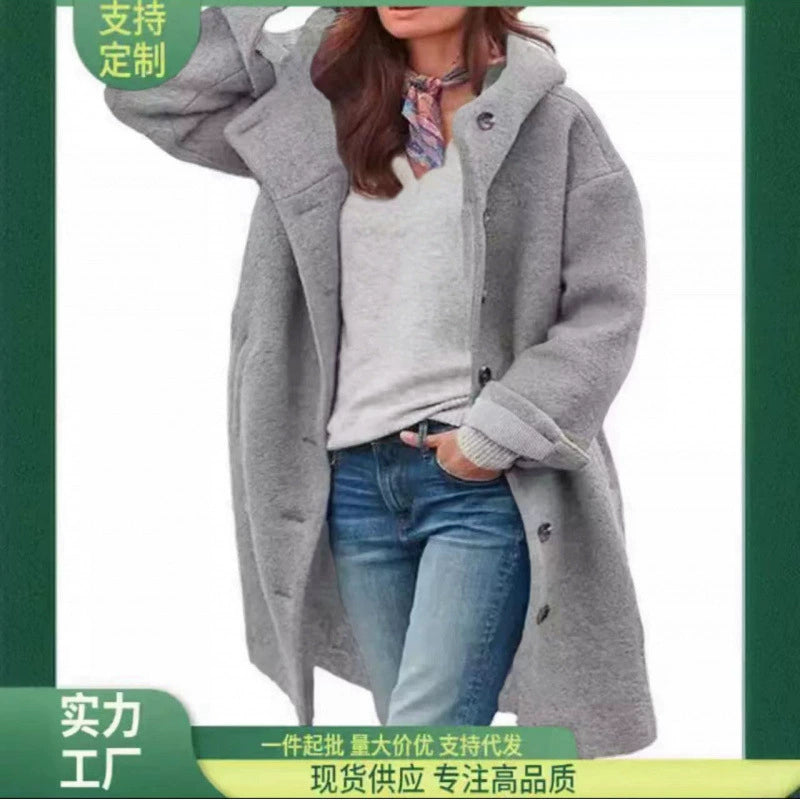Casual Loose Long Sleeve Winter Coat