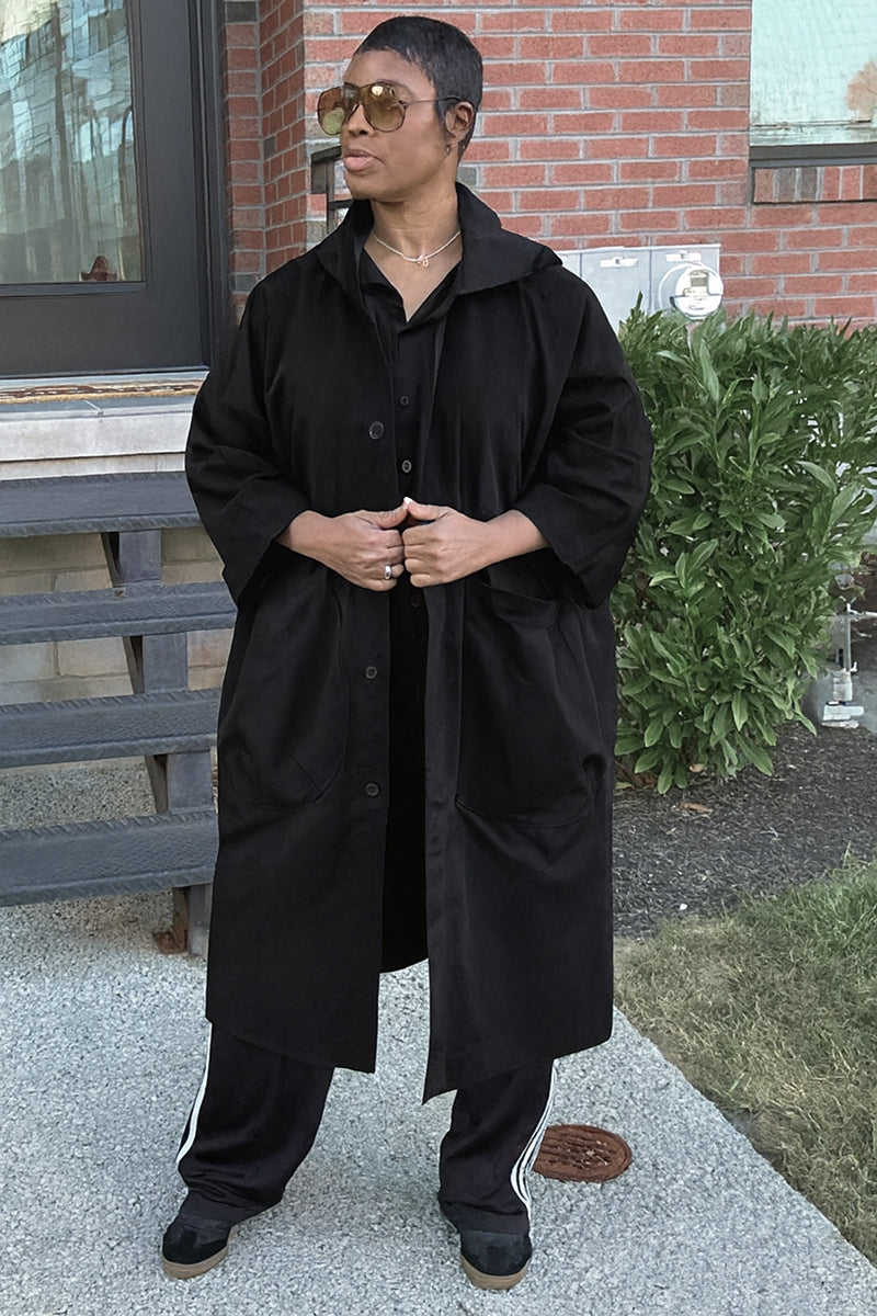 One Size Fits All Oversized Water Resistant Windbreaker Jacket