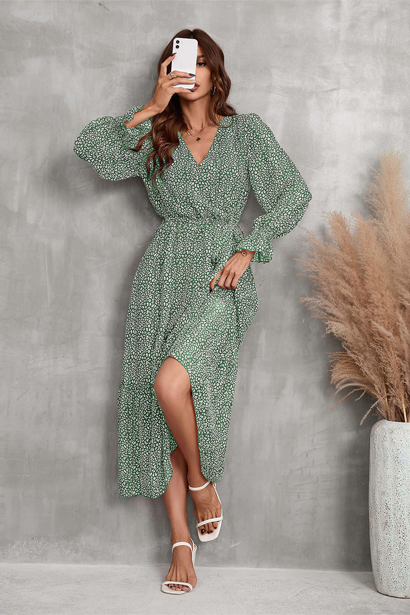 Bloom Wrap Midi Dress