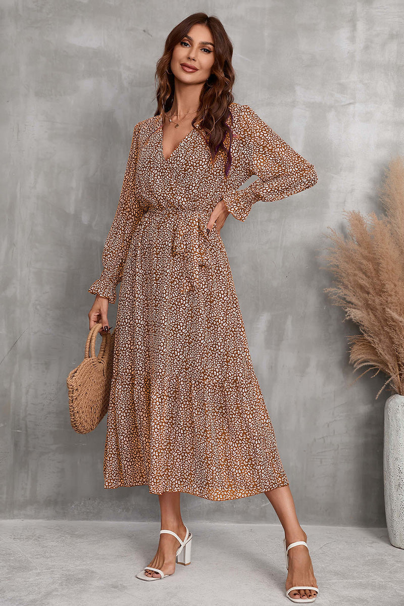 Bloom Wrap Midi Dress