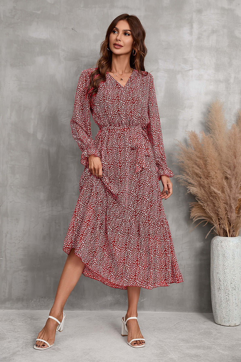 Bloom Wrap Midi Dress