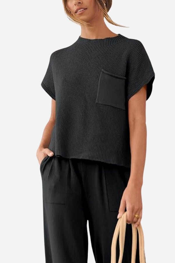 Relaxed Knit Two-Piece Set