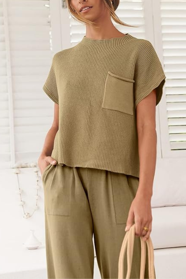 Relaxed Knit Two-Piece Set