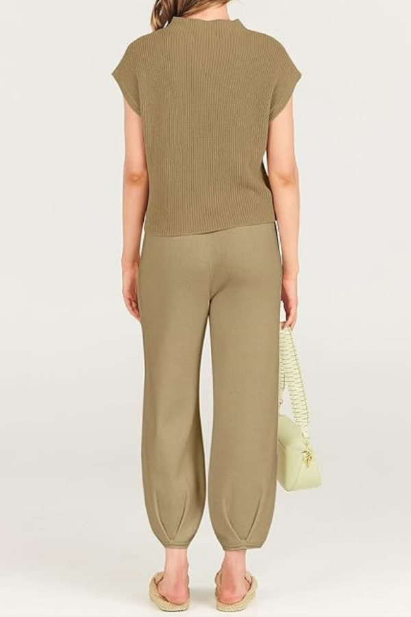 Relaxed Knit Two-Piece Set