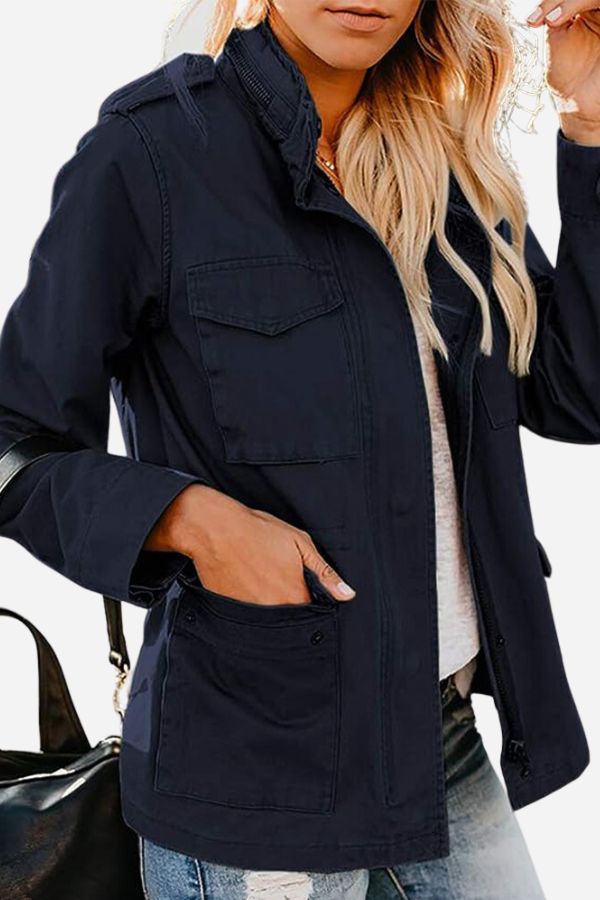 Fashion Cargo Utility Jacket